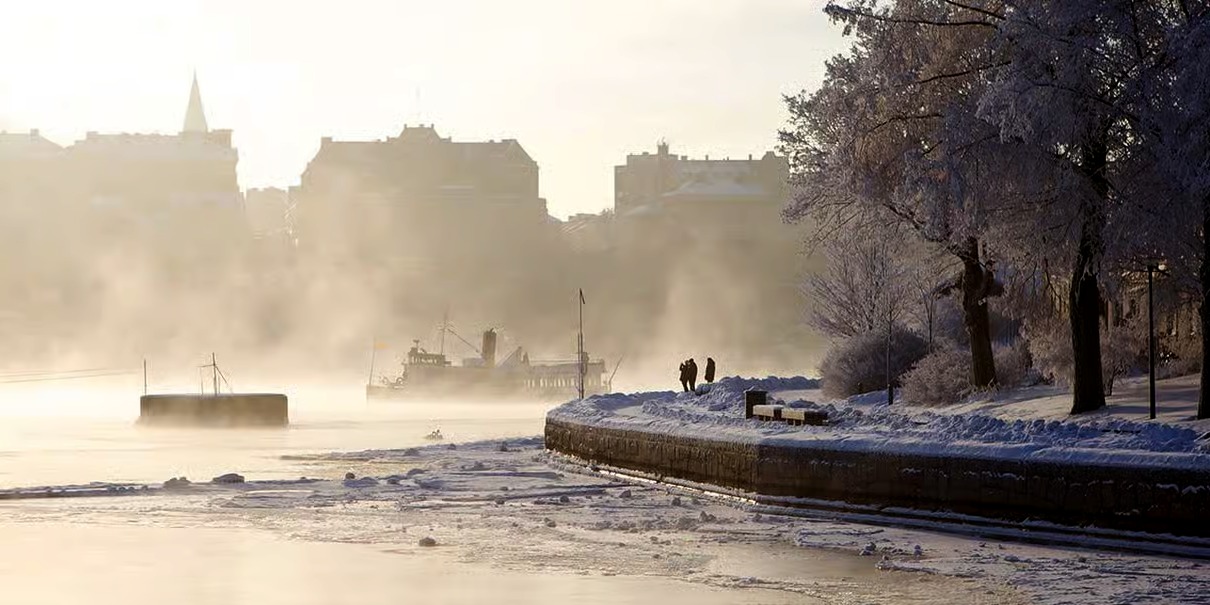 Stockholm archipelago winter boat tour